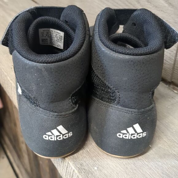 Adidas Wrestling HVC2 Shoes Youth Boys Size 5 AQ3327 - Picture 6 of 10